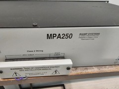 Rack Mount BIAMP MPA-250 Multi-Purpose Amplifier T-313s