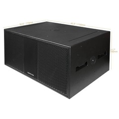 Sound Town Dual 18″ 3200W Powered Line Array Subwoofer w/ DSP (ZETHUS-218SPW)
