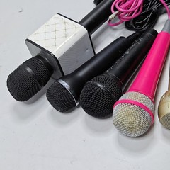Lot of 10 Assorted Microphones – Used, Various Colors/Models