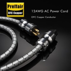 20A C19 Audio Power Cable Audiophile US EU Schuko Amplifier Power Cord