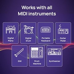 – High-Speed USB MIDI Cable with Filter and Mapper – Plug & Play U2MIDI Pro