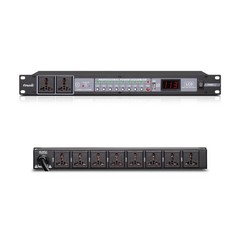 10-Outlet Power Sequencer Conditioner, 3000W Rack Power Conditioner with Indepen