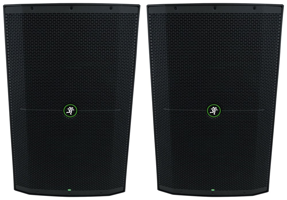 (2) Mackie Thump215XT 15″ 1400 Watt Powered Active DJ PA Speakers Thump 212XT