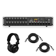 Behringer S16 Digital I/O Stage Box with 16x Remote-Controllable Midas Preamps,