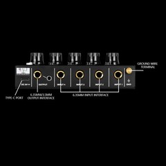 Professional 4 Channel Auditory Mixer With Adjustable Level Control For Studio