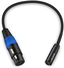 Mini XLR Male to XLR Female Adapter Cable 3-pin Mini XLR Male to XLR Female A…