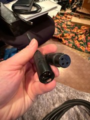 1ft Pearstone Professional Noiseless Microphone Cable