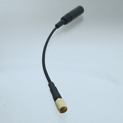 Microdot male to Mini-XLR TA3M 3pin plug 3″ audio RF cable for Microphones