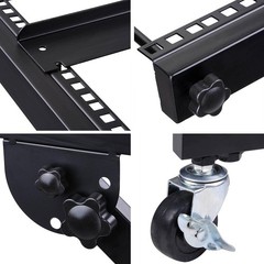 Studio Rack Mount Stand Recording Mixer Equipment Party Show Gear Case Network