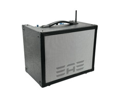 EAE D6-58 (Open Box) 120W Rechargeable 8” + 5” Acoustic Guitar Amplifier -Black
