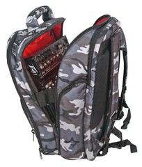 Rockville Travel Case Camo Backpack Bag For Behringer XR18 X Mixer