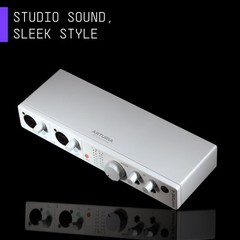 Arturia – MiniFuse 4 – Compact USB Audio & MIDI Interface 4, White
