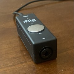 IK Multimedia iRig PRO Portable Battery-Powered USB Audio Interface; Gently Used