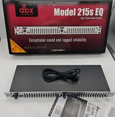 DBX 215s 15 Band Dual Channel Graphic Equalizer Switchable ±6 ±15 dB USA