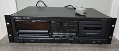 For Parts or Repair Tascam CD-A500 CD Player / Cassette Combination Deck