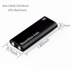 Boundless Audio USB 8GB Digital Audio Voice Recorder and MP3 Music Player