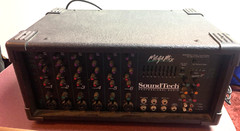 SoundTech Professional Audio – MegaMix 450W Powered Mixer Head – MM6D -6 Channel