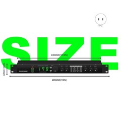 Professional Digital Reverberation Multi Processor Audio Processor4252