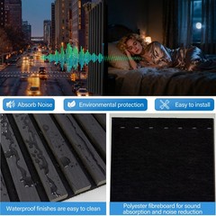 wood wall panels acoustic panel decorative for home theater studio office Hotel