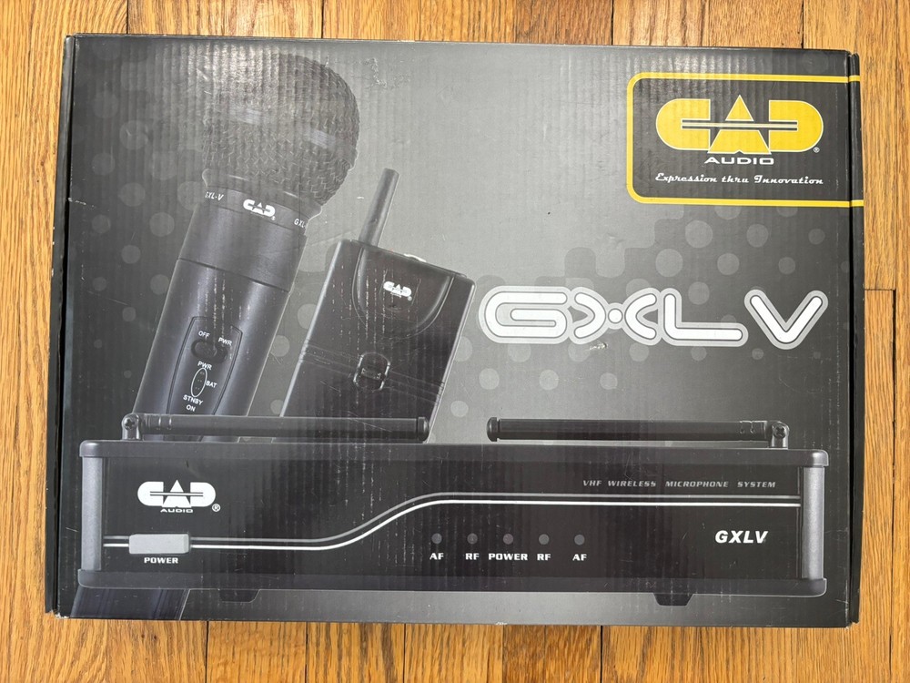 CAD Audio GXLVHH Dual Channel VHF Wireless Handheld Microphone System