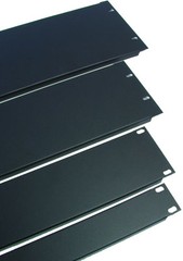 PROCRAFT RP2-FP 2U 16ga Formed Aluminum Rack Panel – Black Powder Coat (2 space)