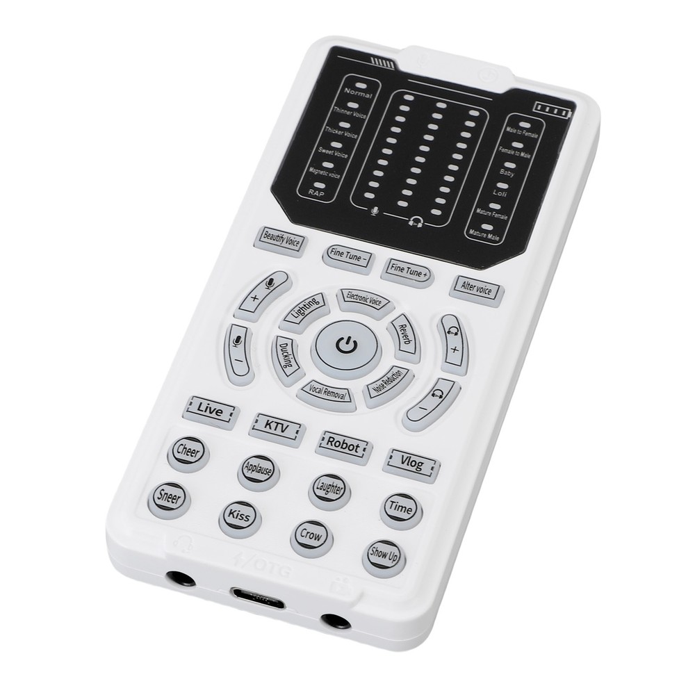 Sound Effect Changer Plug And Play 16 Sound Modes Portable Voice Changer For