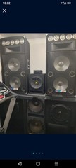 Gemini PA Speaker System Wired XLR Passive Black XGA-3000 GPA-4800 3000W