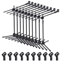 Mic Microphone Boom Stand Foldable Arm Holder for Studio Broadcast Stage Tripod