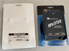 NIB Rapco Horizon MS-1 Isolated Mic Splitter W/ Ground Lift Switch Unopened NOS