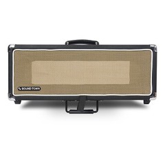 Sound Town Vintage 3U Amp Rack Case, 12.5″ Depth, Black (STVRC-3BK)