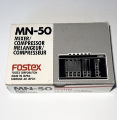 NEW IN BOX Fostex MN-50 Mixer/Compressor Audio Equipment Retro Collectible 1980s