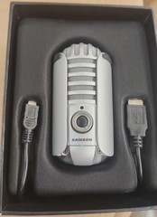 Samson Meteor Condenser Wired USB Professional Microphone Silver Open box