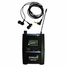UHF Monitor Microphone System 1CH PLL In-Ear Wireless Mic For Singer in Stage