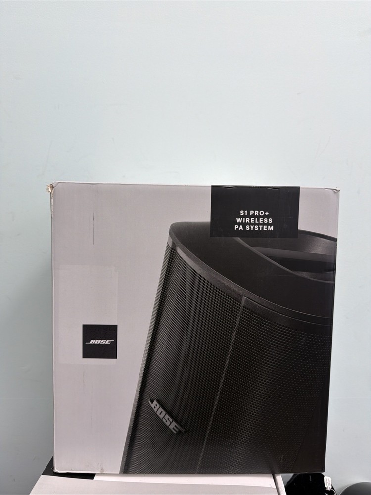 Bose S1 Pro+ Portable Wireless PA System with Bluetooth, Black