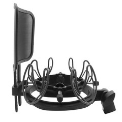 Microphone Shock Mount with Pop Filter Universal Shock Stand for Microphones …