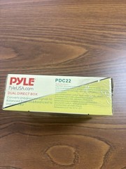 Pyle PDC22 Dua; Direct BoxI Unit Instrument Converts Unbalanced Balanced Signa