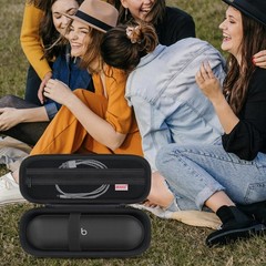 BOVKE Carrying Case for Beats Pill – Portable Bluetooth Speaker, New Black