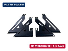 Droppin HZ Car Audio 2RACK 2 Channel Amplifier Rack, Steel, Black Powder Coated,