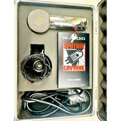 M-Audio Sputnik Tube Microphone PSU Shock Mount Case Works No 7-Pin Cable