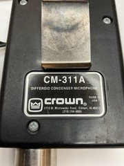 Crown CM-311A Headworn Condenser Mic XLR – TESTED WORKS