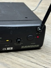 SAMSON STAGE 55 SR55 WIRELESS RECEIVER CHANNEL 1 WITH OEM POWER SUPPLY Untested