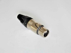 XLR MIC CABLE – MOGAMI 2549 (RED, BLUE, GREEN or YELLOW) – NEUTRIK Black/Gold