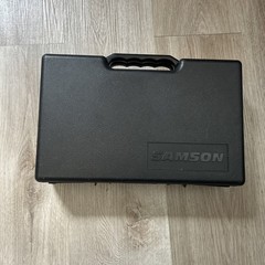 Samson UHF Series One Wireless Q Mic Microphone Receiver Transmitter Case Tested