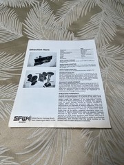 Vintage 1980’s SFW Audio Original Speaker Horns Catalog