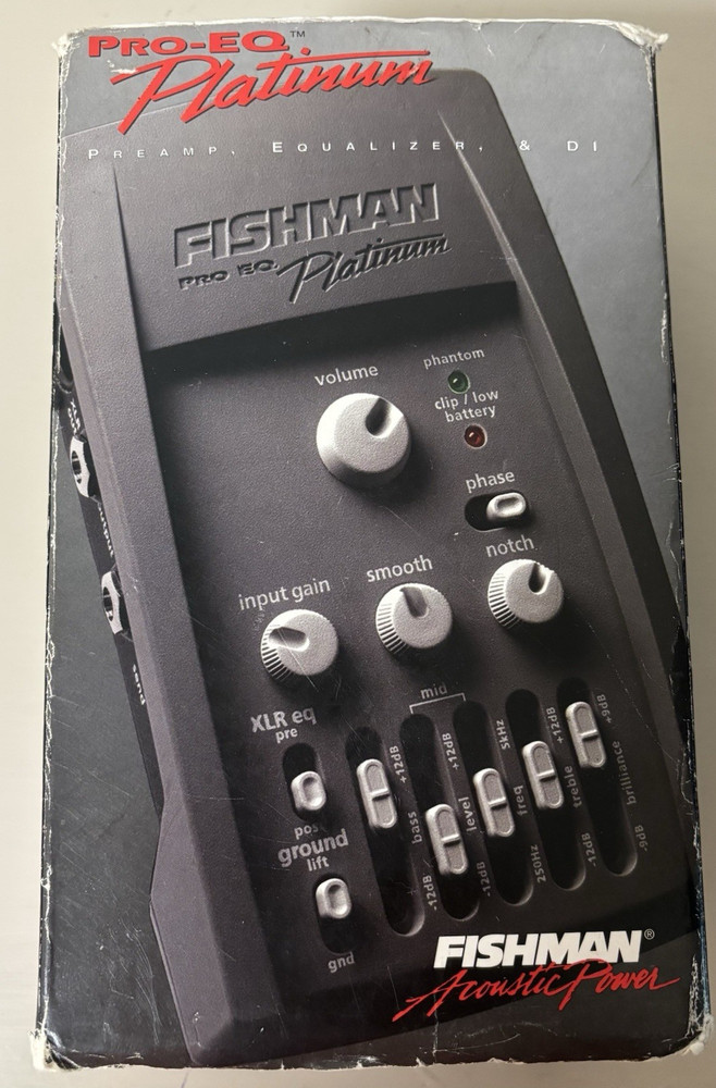 Fishman Pro-EQ Platinum Instrument Preamp EQ DI UNTESTED