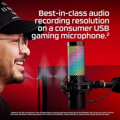 Hyper X – Quadcast 2S RGB wired USB microphone HYPERX 2 S mic – Brand New Sealed