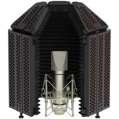 Noise Reducing Microphone Shield – Portable Vocal Booth with 5 Panels