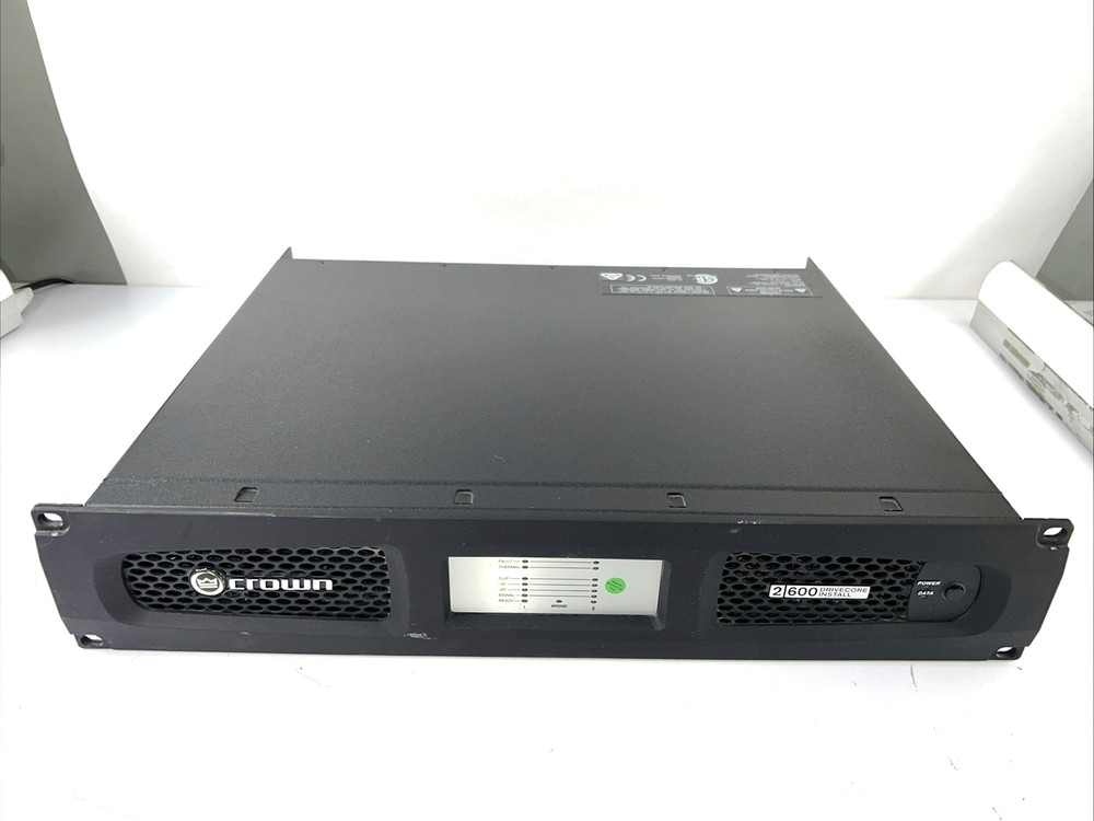 Crown DCI 2|600 DriveCore Install 2-CH 600W Power Amplifier Tested See Video