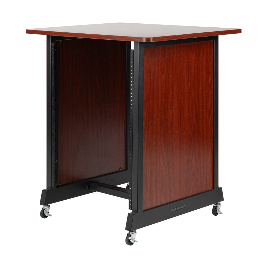 Gator Rok-It 14U Wood Rack Cabinet – Cherry – Open Box