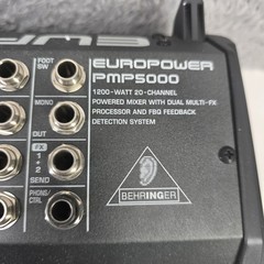Behringer Europower PMP5000 Powered Mixer 20 Channel 1200W Powered Mixer – AS IS
